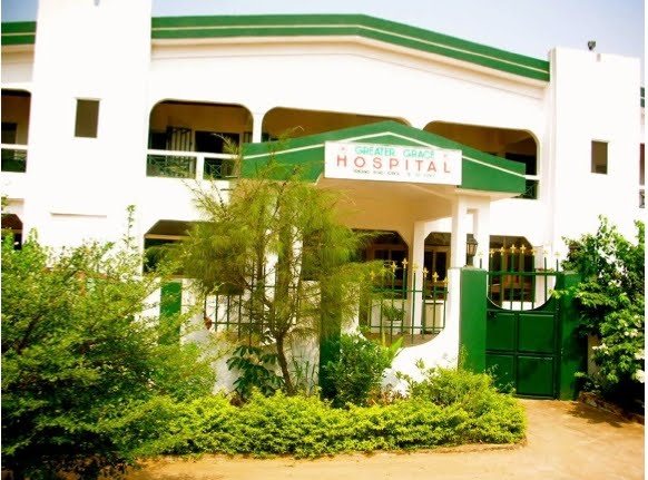 Greater Grace Hospital entrance